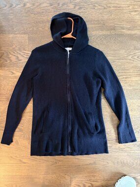 evolution by cyrus Full Zip Hooded Sweater Black L
